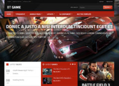 BT Game Joomla Template