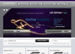 HostPad Joomla Template