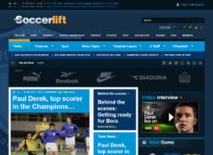 Soccerlift Joomla Template