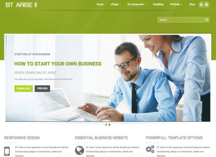 BT Arise Joomla Template